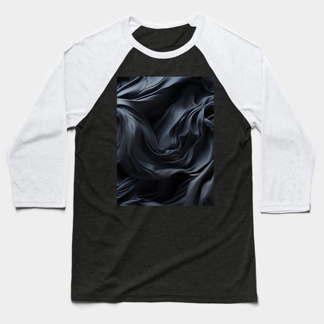 Black Melano Baseball T-Shirt by INSPX